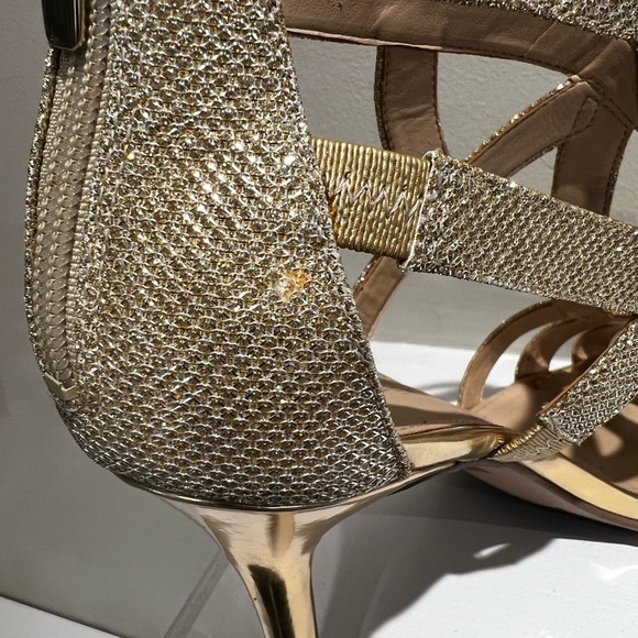 Marc Fisher Nala gold heels size 11 - Picture 7 of 7